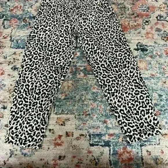 J. Crew Factory Leopard Print Pants - Picture 3 of 9